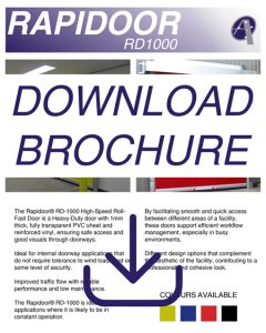 High Speed Door RD1000 Brochure Thumbnail