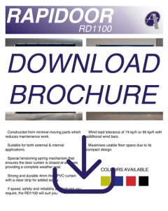 High Speed Door RD1100 Brochure Thumbnail