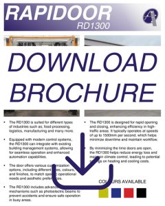 High Speed Door RD1300 Brochure Thumbnail