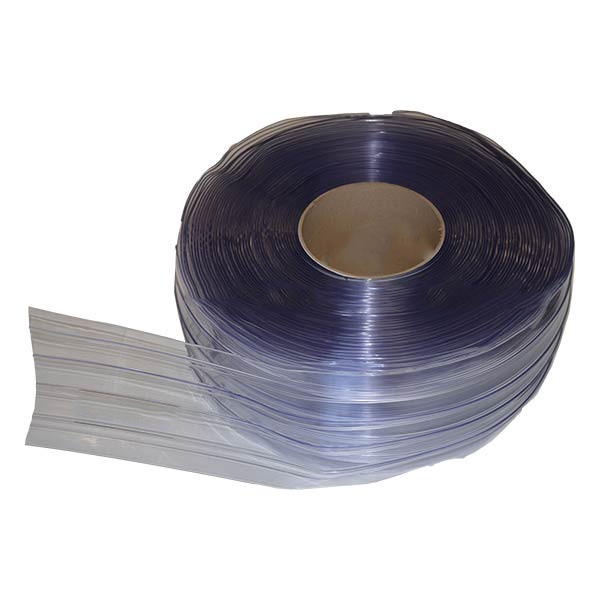 Clear PVC Plastic Normal Temp Ribbed Roll