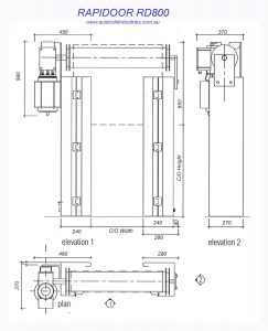 Roll Fast Door RD800